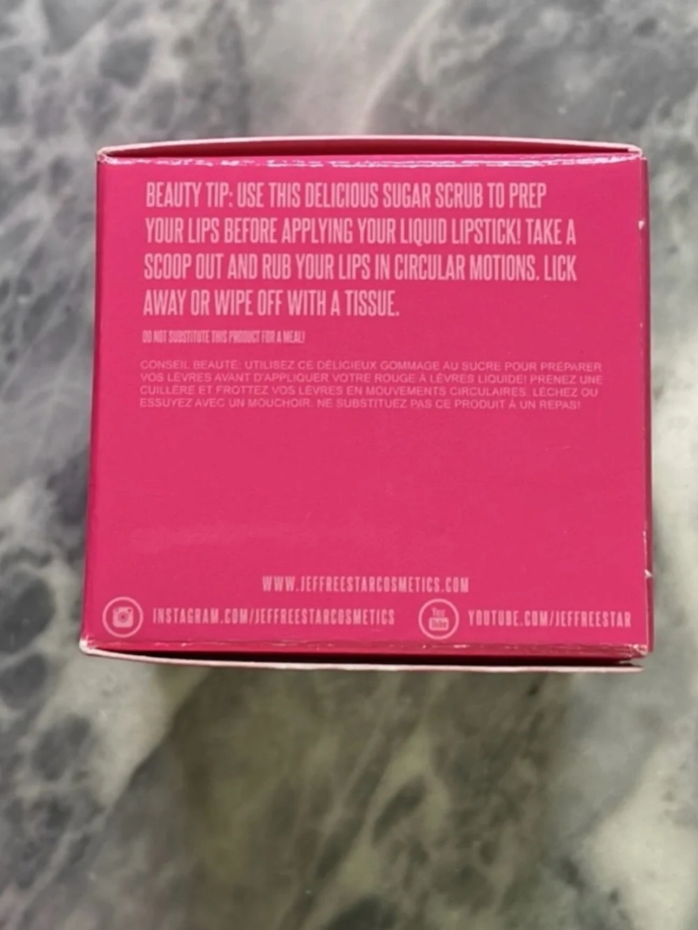 New Jeffree Star Lip Scrub Candy Necklace